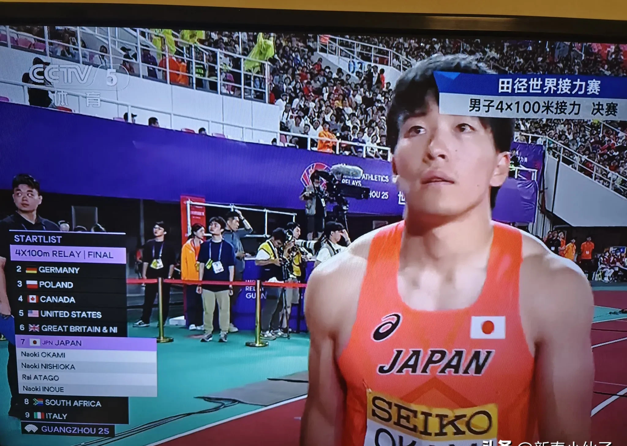 日本队表现抢眼跻身前列