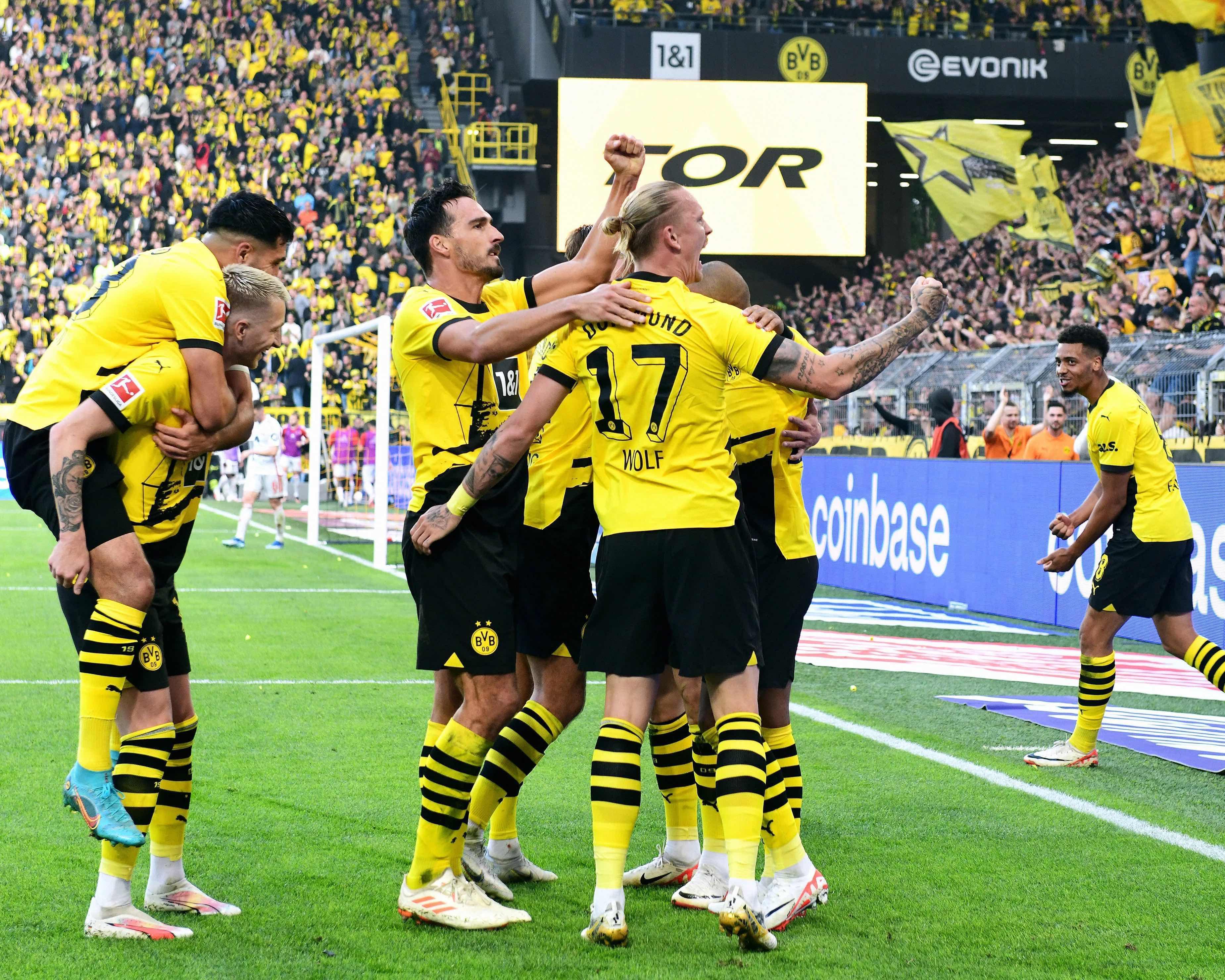 多特蒙德球员为球队争取了重要胜利