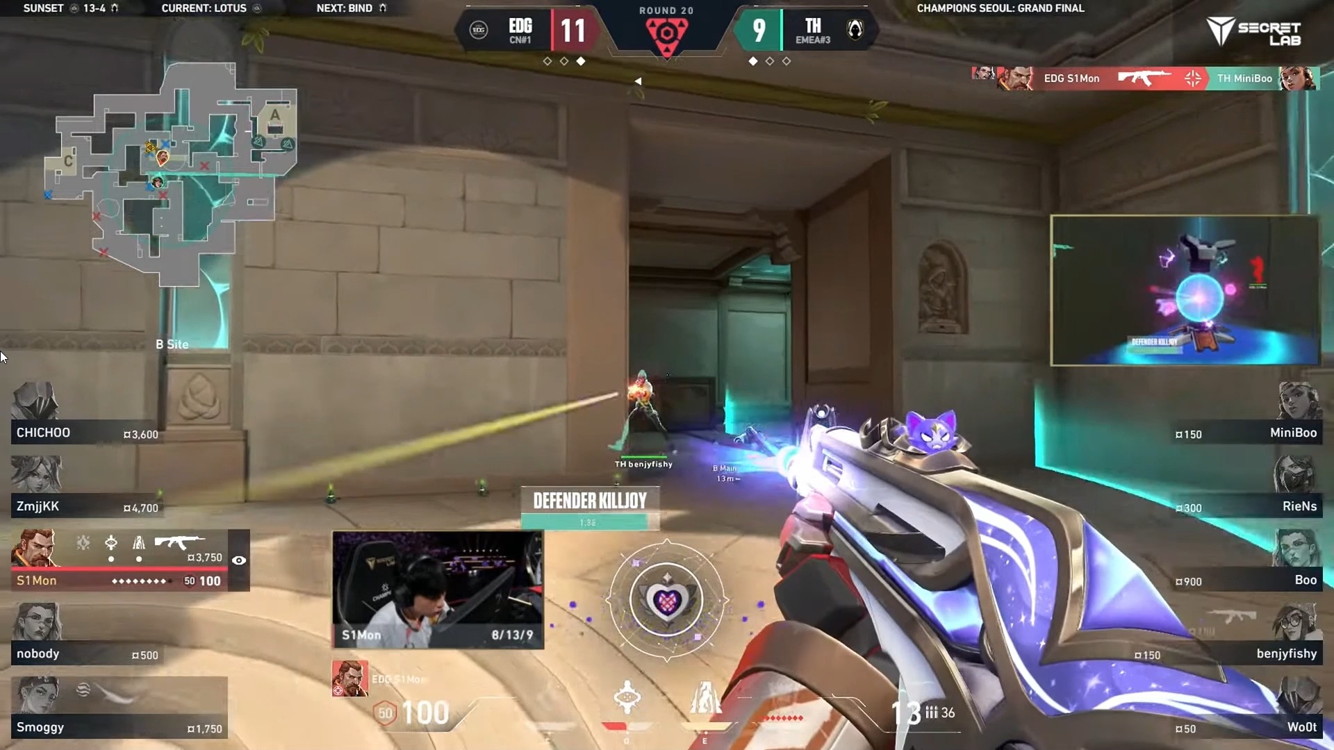 SHR碾压EDG,Bin完成史诗逆转全球总决赛3:1(广州) SHR碾压EDG,Bin完成史诗逆转全球总决赛3:1(广州)